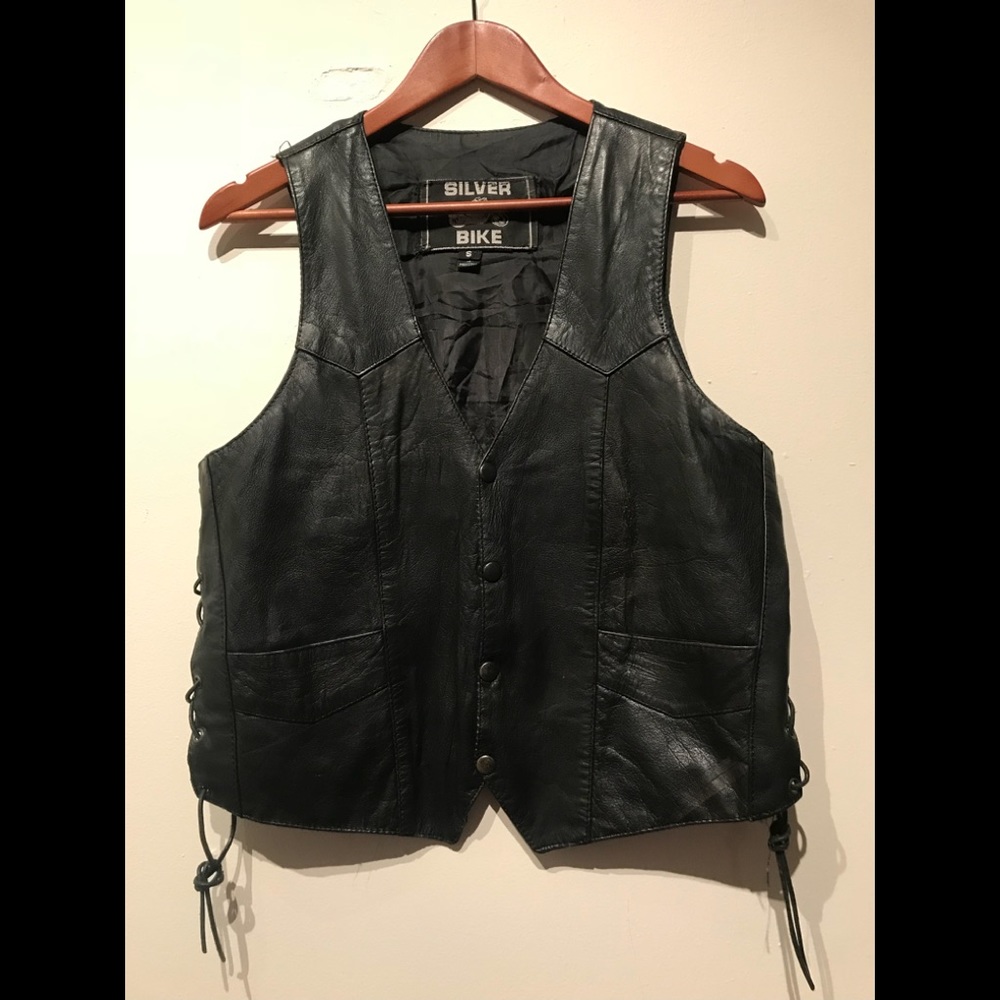 Leather vest